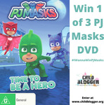 Win 1 of 3 PJ Masks DVD 'time to Be a Hero' from Child Blogger