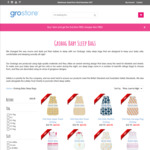 Grobags Starting from 2 for $32.95 Shipped @ Gro-Store