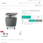 Home Republic Takeaway Reusable Coffee Cup $4.99 (Usually $14.95) @ Adairs 