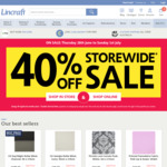Lincraft - 40% off Everything Store Wide or Online @ Lincraft (Exclusions Apply)