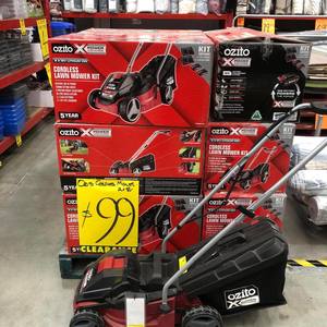 Ozito Power X Change Cordless Mower Kit 99 was 299