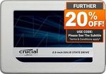 Crucial MX500 1TB 2.5" SSD $199.20 Delivered @ Shopping Express eBay