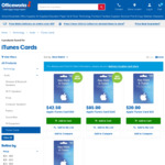 15% off $30, $50 and $100 App Store & iTunes Gift Cards @ Officeworks