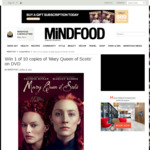 Win 1 of 10 Copies of ‘Mary Queen of Scots’ on DVD Worth $24.98 from MiNDFOOD