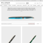 15% off Ballpoint Pens (Shipping $5.99 or Free for Orders over $69) @ Milligram