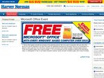 Harvey Norman - Buy Windows Computer over $500 Get MS Office Free (WA 30% off Comps till Monday)