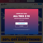 Threadless USD $10 Regular T-Shirts + up to 50% off Everything Else (Excluding Shipping)