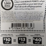 1,000 Bonus Flybuys Points (Worth $5) When You Spend $50 @ Coles (Stackable with Targeted Offers)