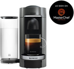 Nespresso by DeLonghi VertuoPlus Deluxe Capsule Coffee Machine: Titanium ENV155T $189 @ Myer