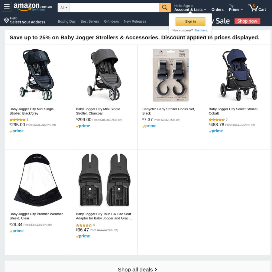 amazon city select