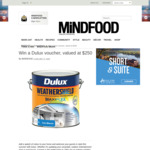 Win a $250 Dulux Voucher from MiNDFOOD