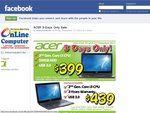Acer Core i3 2nd Generation Laptop for $399 with USB 3.0 (3 Days Sale)