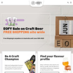 Free Delivery Storewide @ Only Craft Beer