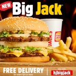 Free Delivery with $25 Minimum Spend @ Hungry Jack's via Menulog
