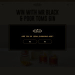 Win 1 of 5 Coffee Liqueur & Gin Packs Worth $225 from Mr Black Spirits/Poor Toms Gin