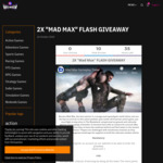 Win 1 of 2 Mad Max Keys (PC Game) - Valued at $40ea from AllYouPlay