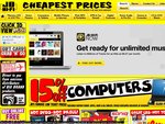 JB Hi-Fi 15% off Computers (Excludes Apple, Tablets and Sony)