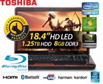 Toshiba Qosmio X500 Extreme Gaming Notebook (18.4", i7 2630QM, 8GB, 1.25TB) $1,249 from CoTD - Refurbished