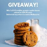 [VIC] Win 1 of 4 Dozens of Peanut Butter Choc Chunk Cookies (Worth $59.95) from Crumbler