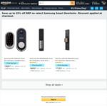[Prime] Samsung A30 Wi-Fi Fingerprint Deadbolt Lock $369.99 (Was $569) Delivered @ Amazon AU