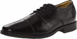 Clarks Men's Tilden Cap Oxford Flat Black Leather Shoes US Size 9 - $38.10 + Delivery ($0 with Prime/ $39 Spend) @ Amazon AU