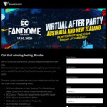 Win 1 of 5 DC After Party Prize Packs (Valued at $156ea) from Roadshow
