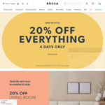 Brosa Furniture 20% off Everything + Up to 4% Cashback from Swooped Australia