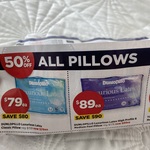 50% off Pillows: Dunlopillo Classic Pillow $79 @ Spotlight