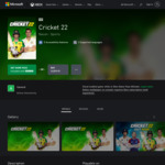 [SUBS, XB1, XSX]  Cricket 22 Added To Xbox Game Pass @ Xbox