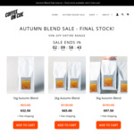 50% off Seasonal Autumn Blend, $32.50/kg Including Free Shipping @ Coffee on Cue