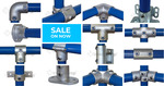 $20 off $200 Min Spend on Interclamp Rail & Pipe Fittings + Shipping / Melbourne Pickup @ Chain
