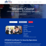 [QLD] Certificate II in Security Operations (Security Guard Course) $399 @ Security Courses Australia [Southport]