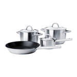 IKEA 7-Piece Cookware Set, Stainless Steel $59 for IKEA Family Members (Free Membership) RRP $79