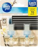 Ambi Pur Premium Clip Car Air Freshener Vanilla Voyage Refill 2x7.5ml $4.50 S&S (Min Qty 3) + Del ($0 Prime/ $39 Spend) @ Amazon