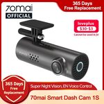 70mai 1S Smart Dash Cam US$36.71 (~A$56.17) Delivered @ 70mai Official Store AliExpress