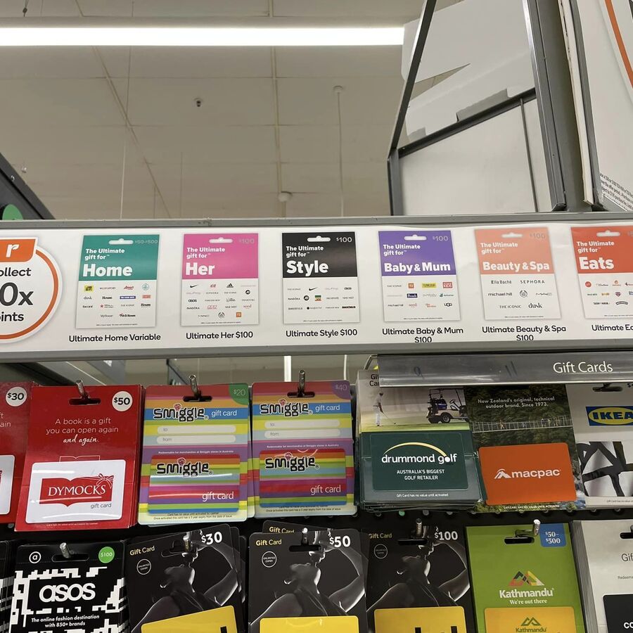 20x Everyday Rewards points on Apple gift cards @ Woolworths (31