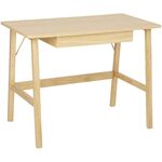 Otto Ikast Pine Timber Desk 1000mm Oak $77 + Delivery ($0 in-Store/ C&C) @ Officeworks