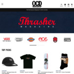 20% off Storewide (Free Membership Required) + Delivery ($0 MEL C&C/ $50 Order) @ OCD Skate Shop