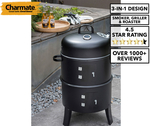 Charmate Lawson Junior Charcoal Smoker & BBQ $31.20 + Shipping ($0 with OnePass) @ Catch