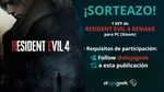Win a Steam Key for Resident Evil 4 Remake from El Ojo Geek