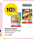 10% off Nintendo eShop Cards @ Big W (In-Store Only)