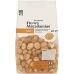 Woolworths Honey Macadamias 400g $9.90 ($24.75/kg) @ Woolworths (Excludes NSW)