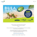 Win Return Flights to Fiji for 2 Worth $1,000 From Canberra Airport/Fiji  Airways/Canberra Raiders