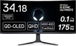 [Prime] Alienware 34" Curved Gaming Monitor QD-OLED, QHD $1574 (RRP $2098) Delivered @ Amazon AU