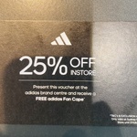 [NSW] Voucher for a Free adidas FIFA Women's World Cup Fan Cape @ adidas, Martin Place