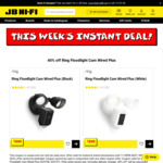 Ring Floodlight Cam Wired Plus $179.40 (Was $299) + Delivery ($0 C&C) @ JB Hi-Fi
