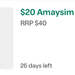 amaysim $40.00 Starter Pack for $20.00 @ 7-Eleven via App