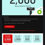 Join BP Rewards and Get up to 2000 Qantas Points @ Qantas (Activation Required)