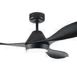 Black Eglo Nevis 52" DC 18W LED ABS Indoor/Outdoor Ceiling Fan with Remote $229.00 (Was $319.95) Delivered @ Lighting Illusions