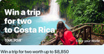 Win a Trip for 2 to Costa Rica from Tour Radar (Flights Not Included)